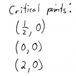 Critical points of boundary A.